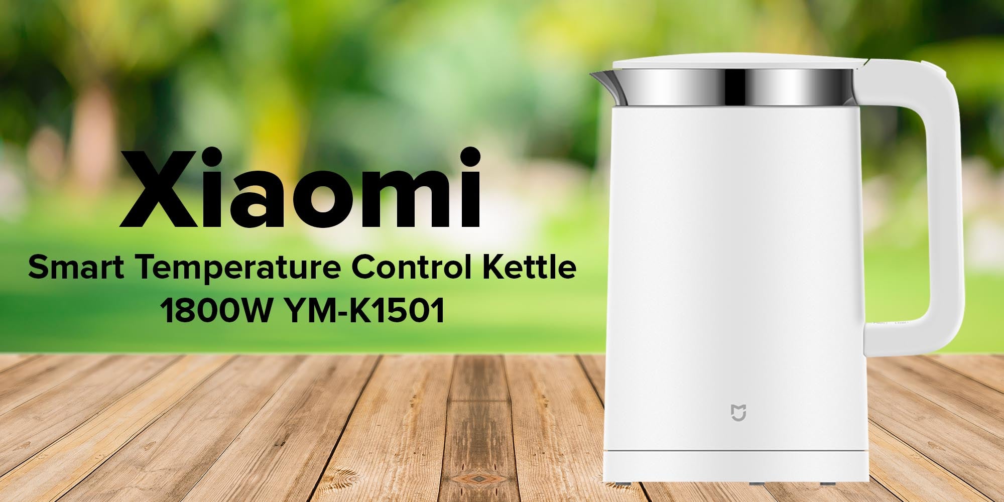 Smart Temperature Control Kettle 1.5 L 1800 W YM-K1501 White/Silver