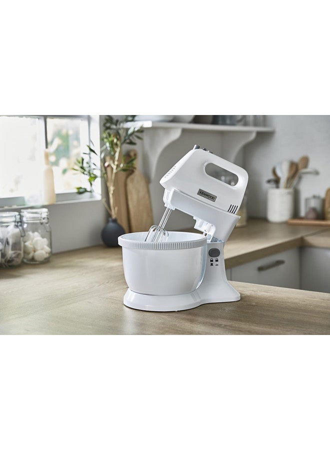 Stand Hand Mixer (Electric Whisk) With Rotary Bowl 3.4 L 450 W HMP32.A0 White