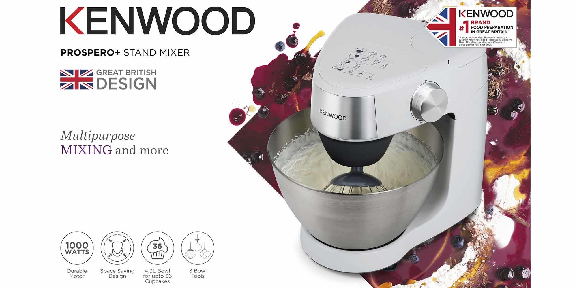 Kitchen Machine, Stainless Steel Bowl, Prospero 3 Attachments, Variable Speed, K-Beater, Whisk, Dough Hook, 4.3 L 1000 W KHC29A.A0SI Silver
