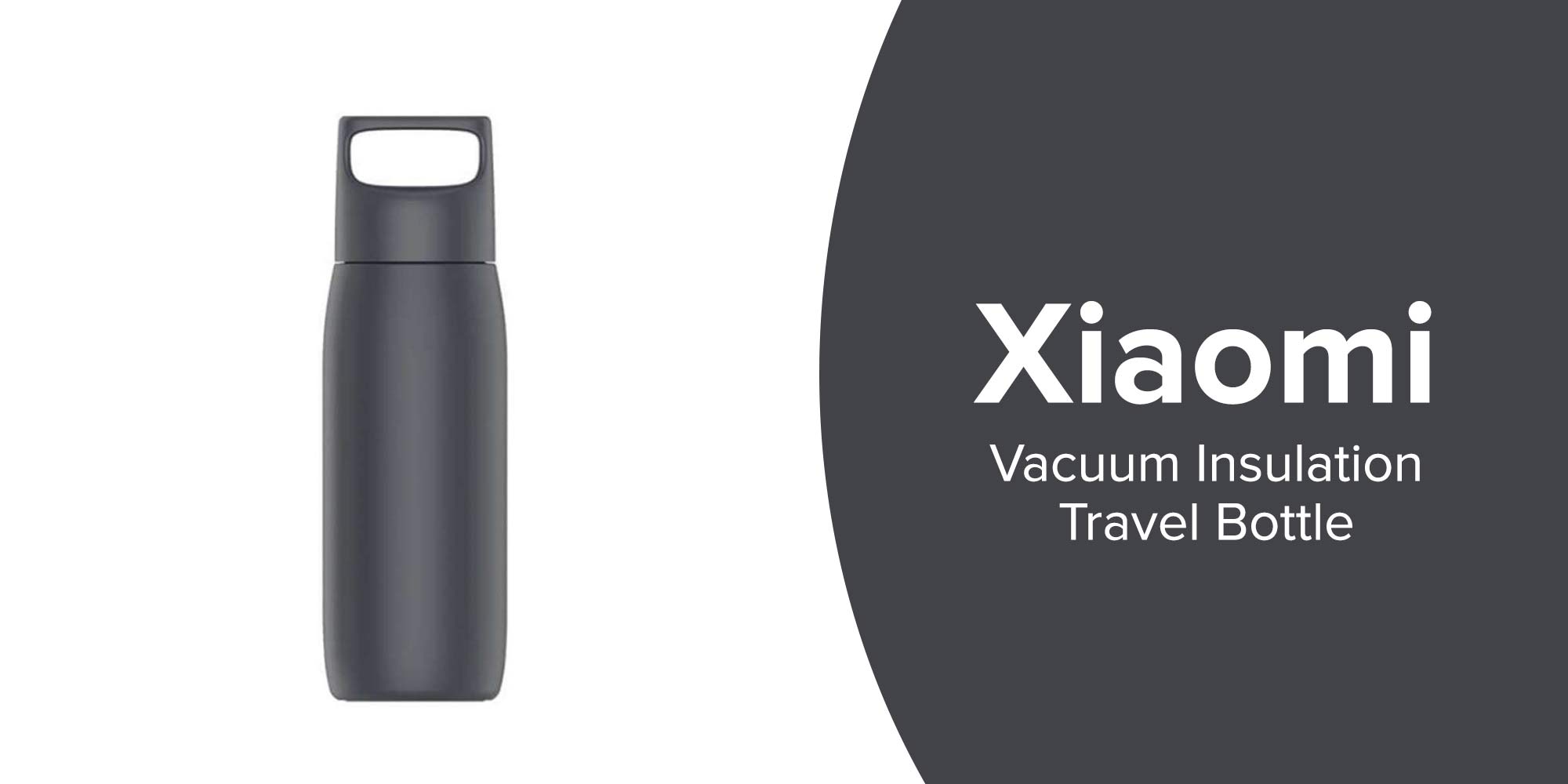 Vacuum Insulation Travel Bottle Black