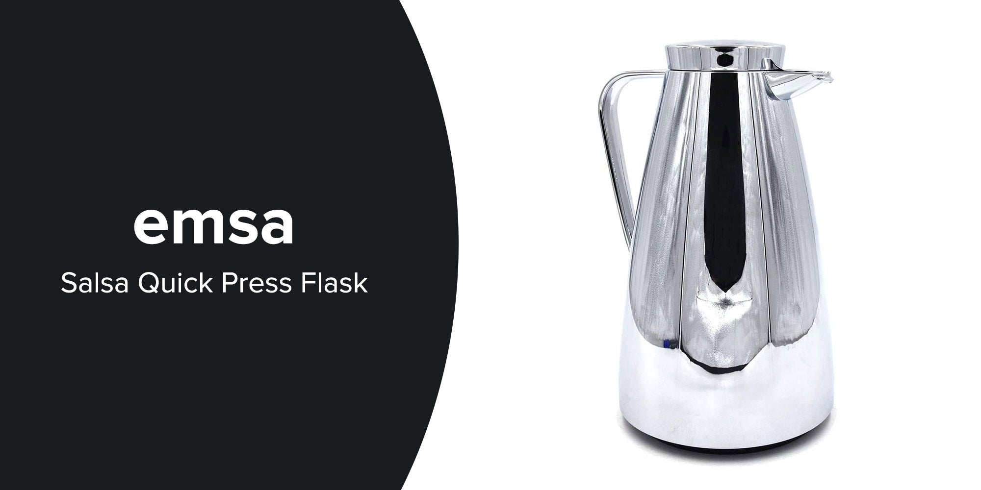 Salsa Quick Press Flask Silver