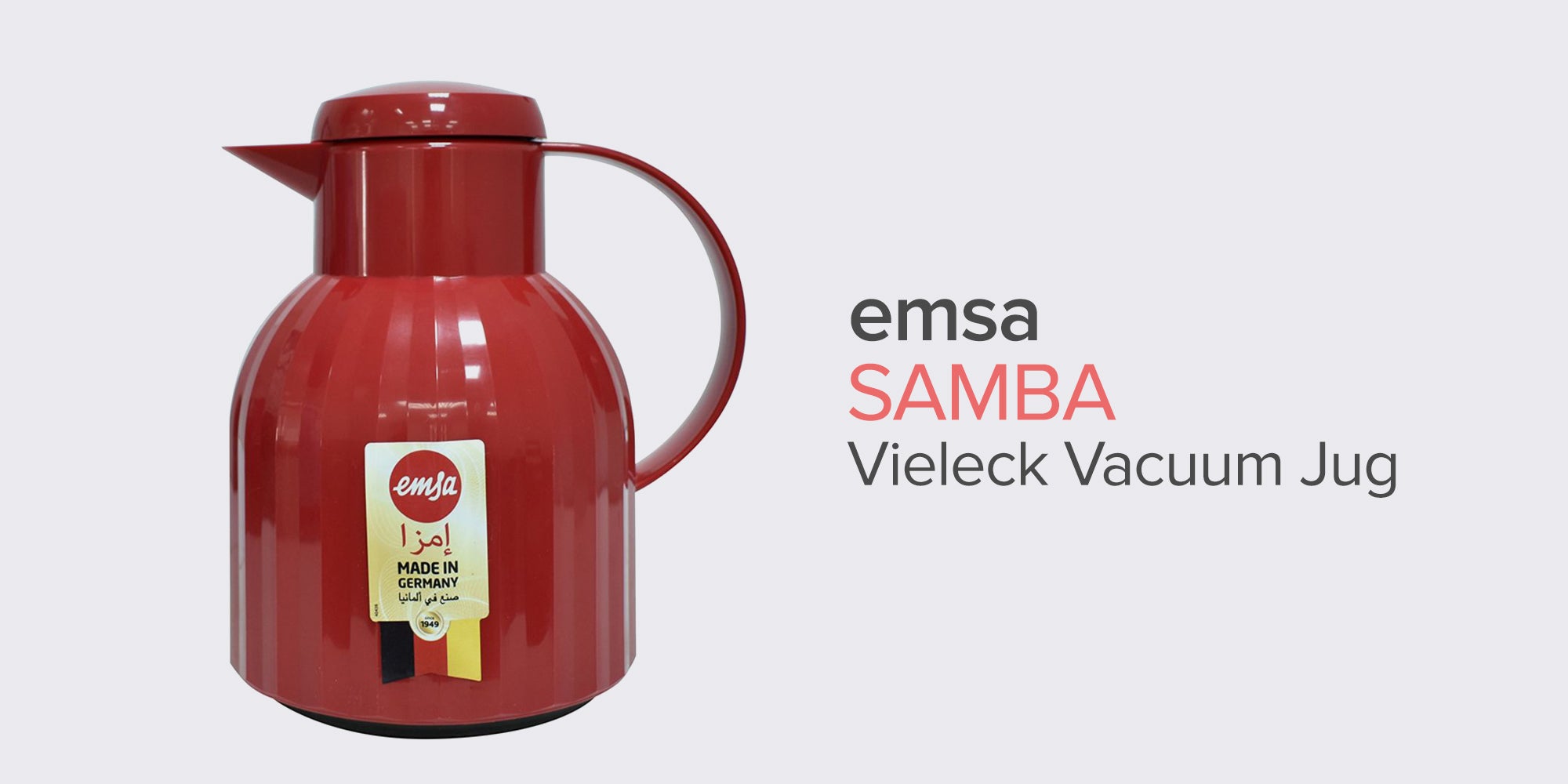 Samba Vieleck Thermos Flask Amber