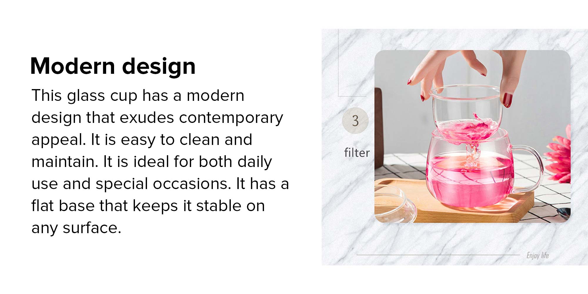 Transparent Glass Cup Clear