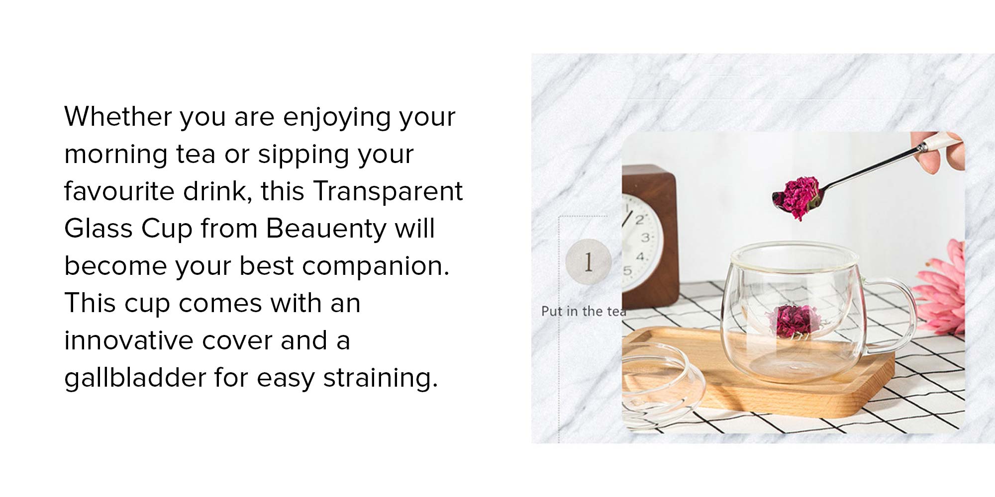 Transparent Glass Cup Clear