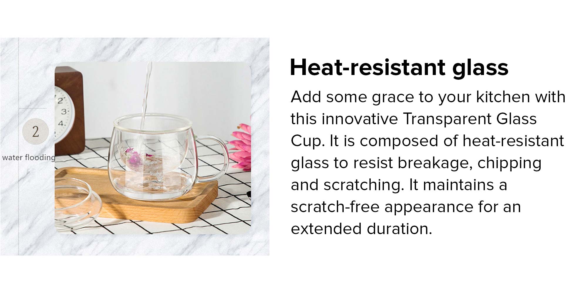 Transparent Glass Cup Clear