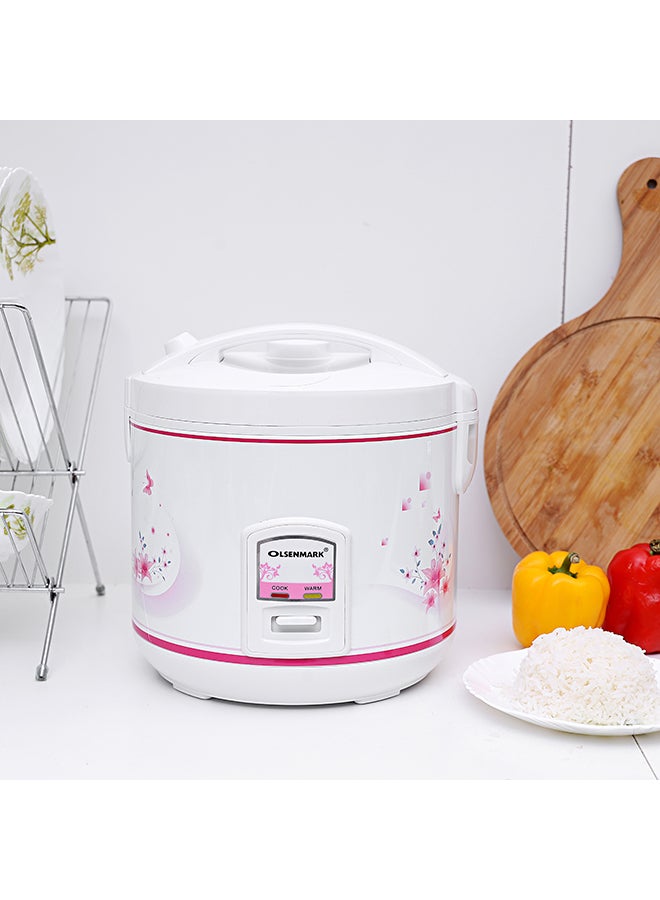 3-In-1 Rice Cooker 2.2 L 900 W OMRC2136NV Purple/White