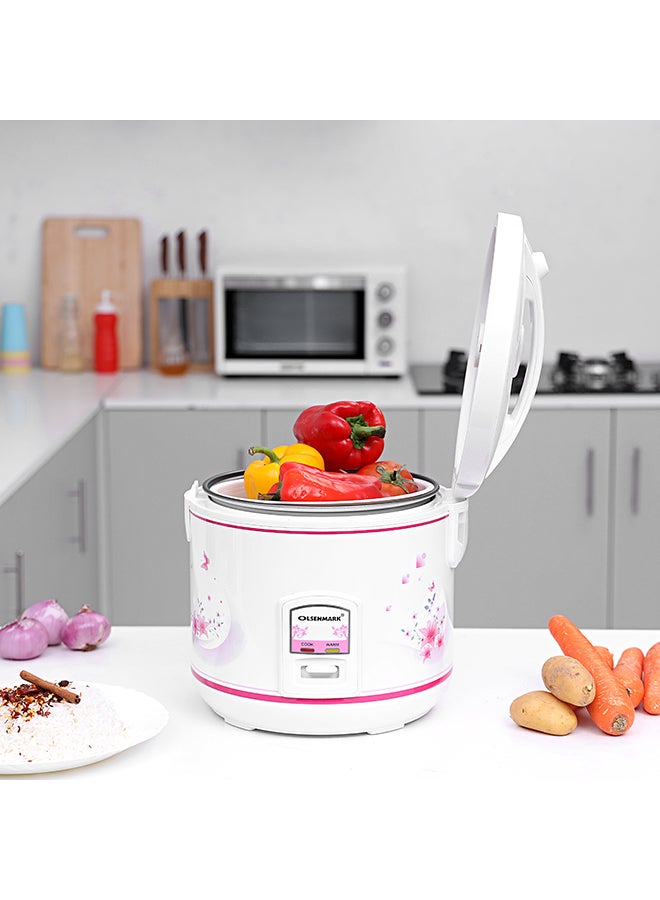3-In-1 Rice Cooker 2.2 L 900 W OMRC2136NV Purple/White