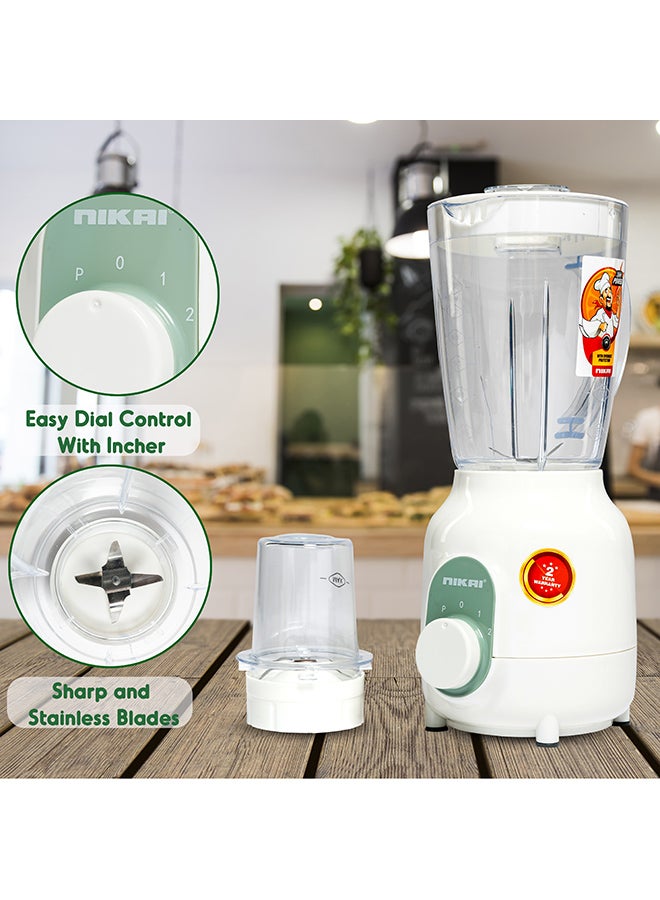 Blender With Unbreakable Jar 1.5 L 350 W NB1700T3 White