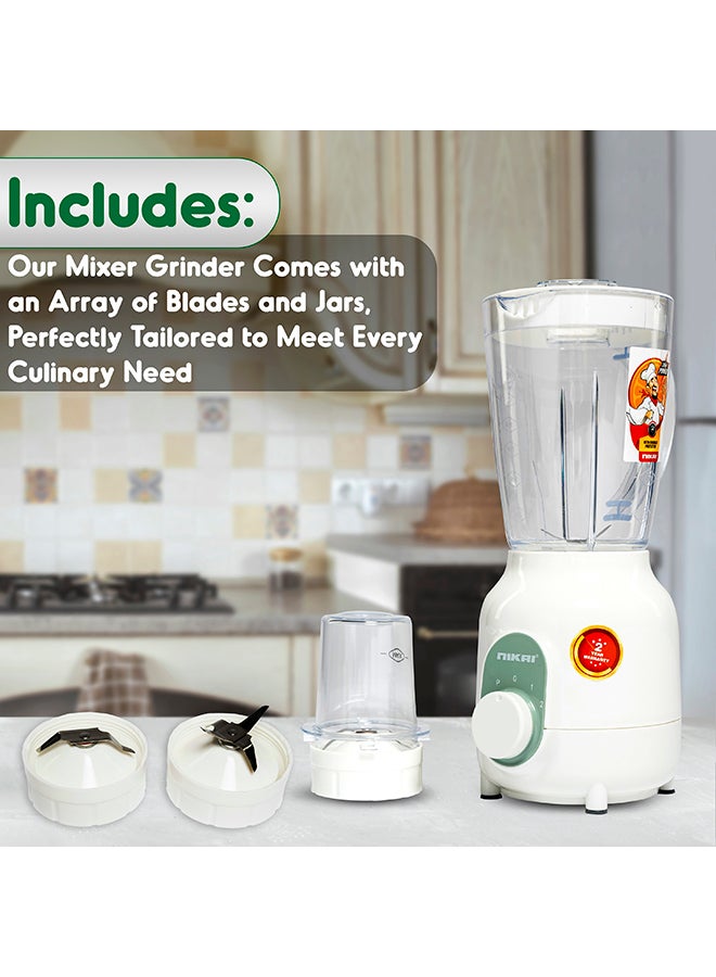 Blender With Unbreakable Jar 1.5 L 350 W NB1700T3 White