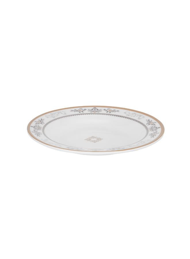 35 Piece Melamine Ware Dinner Set Break Resistant White 39.5x28x19.5cm