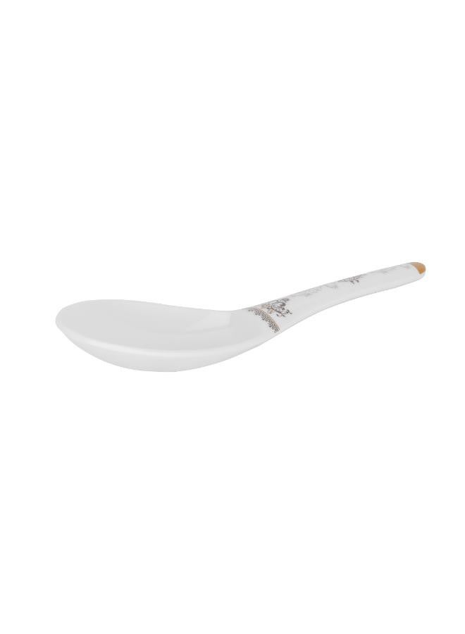 35 Piece Melamine Ware Dinner Set Break Resistant White 39.5x28x19.5cm