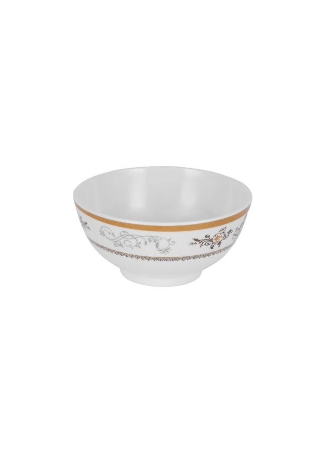 35 Piece Melamine Ware Dinner Set Break Resistant White 39.5x28x19.5cm