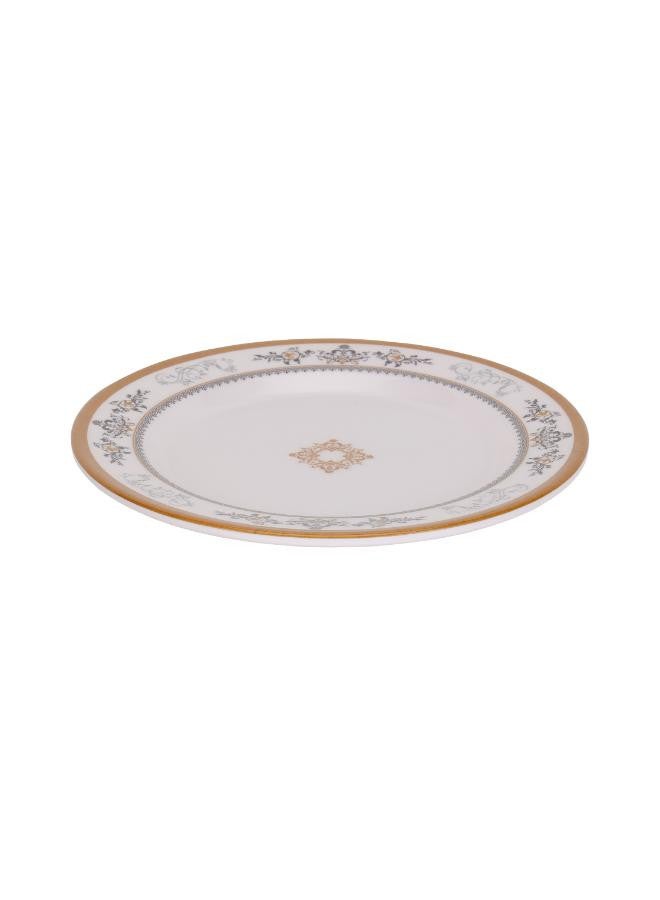 35 Piece Melamine Ware Dinner Set Break Resistant White 39.5x28x19.5cm