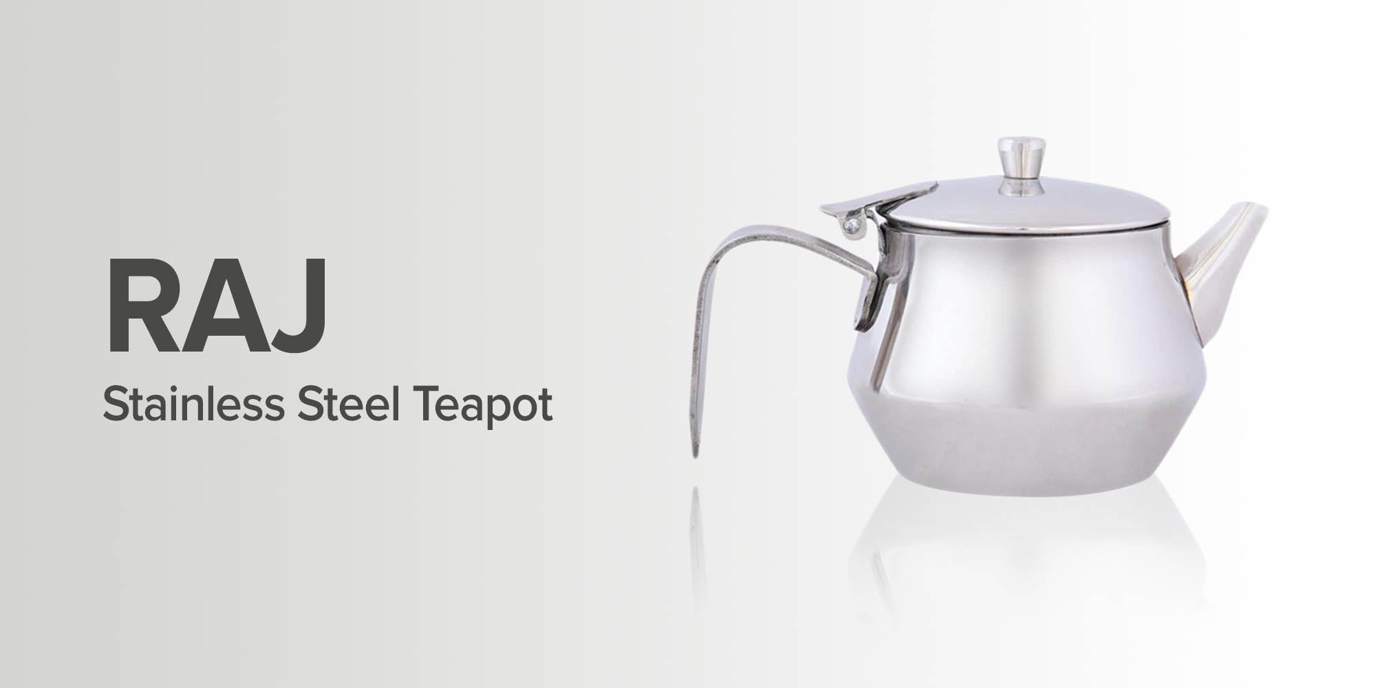Stainless Steel Teapot Silver