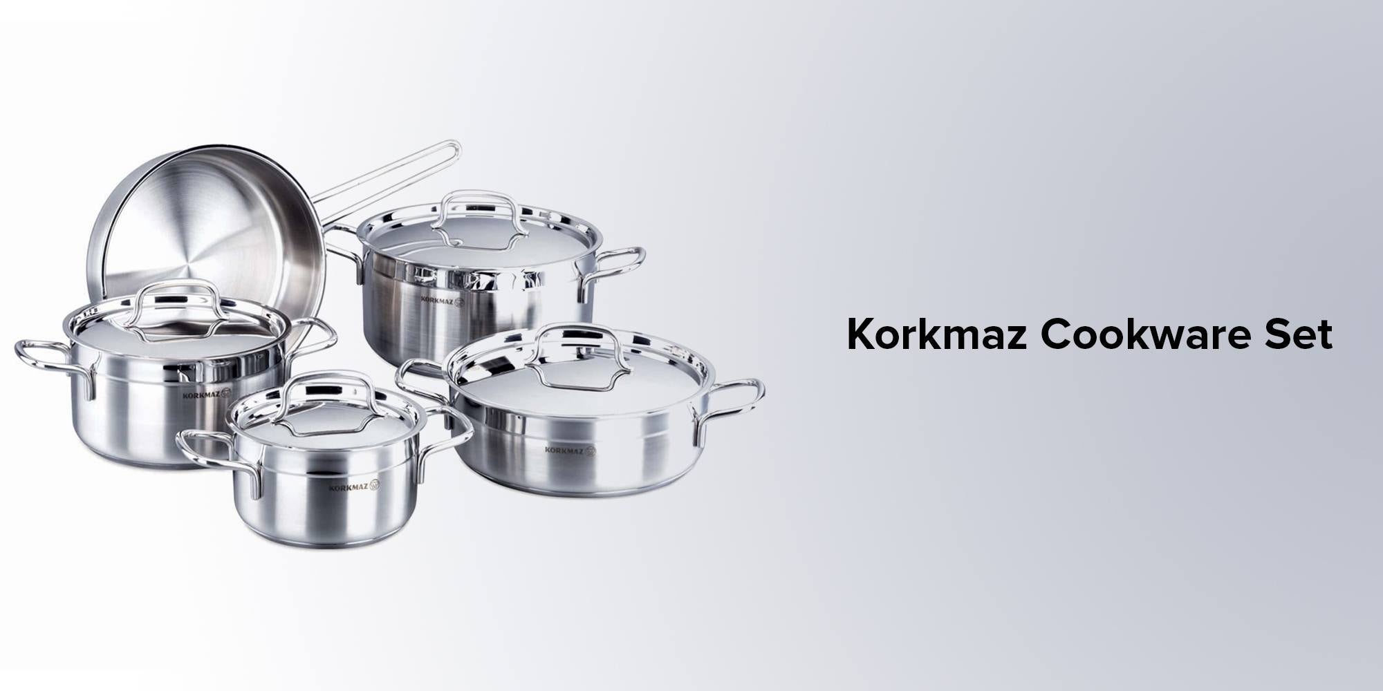 9-Piece Cookware Set Silver