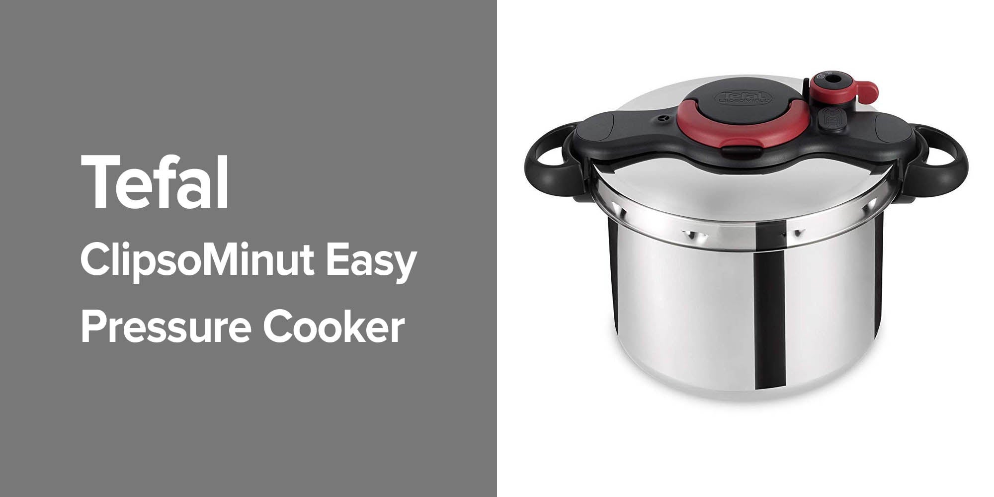 Clipsominut Easy 9Liters Pressure Cooker Induction Stainless Steel Non-Stick 9Liters