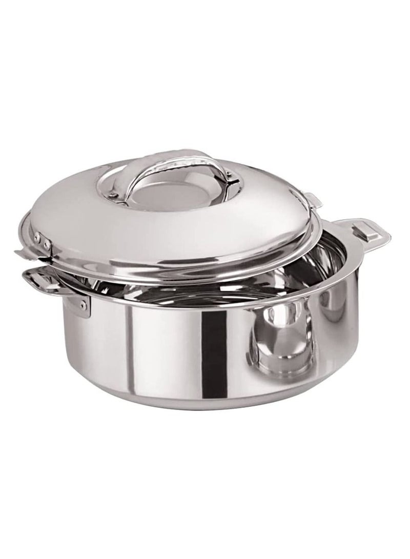 Stainless Steel Casserole Lightweight Easy To Handle Hotpot With Lid Silver-Madina