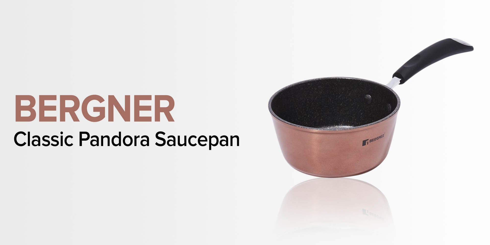 Pandora Forged Aluminium Induction Bottom Non-stick Saucepan Copper 16cm