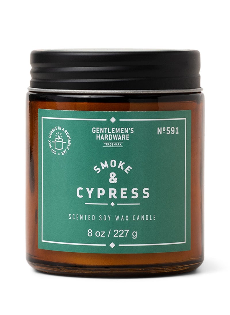 Jar Candle Smoke and Cypress 8oz