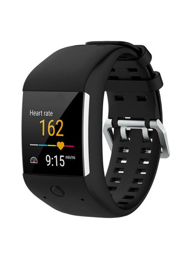 Silicone Band For Polar M600 Black