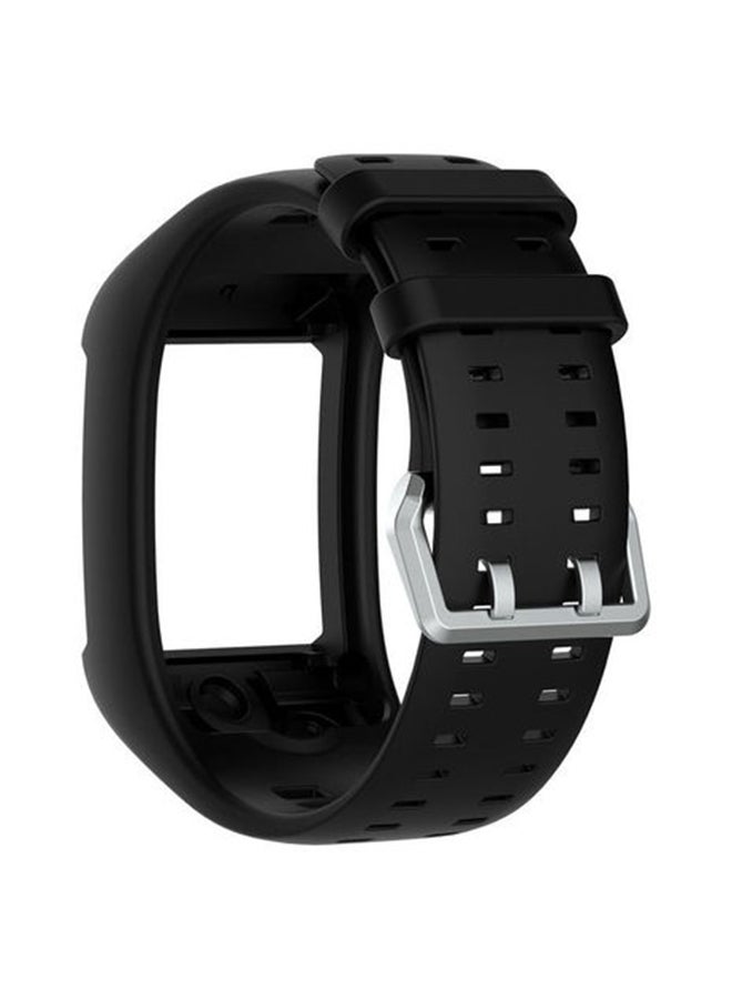 Silicone Band For Polar M600 Black