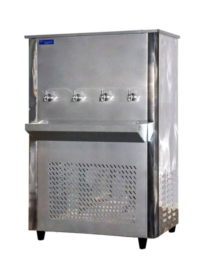 4-Tap Water Cooler 85Gallon Silver 1230x880x620mm
