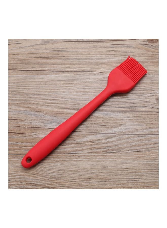 Heat Resistant Silicone Brush Rose Red