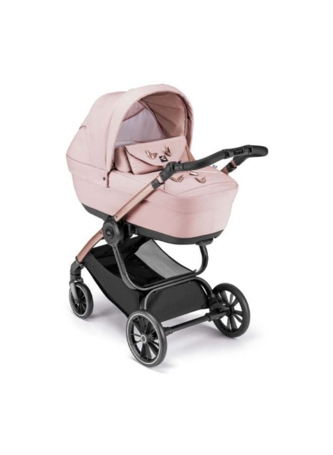 Baby Travel System, Compact And Lightweight Baby  Travel System, Very Spacious, From 0 To 4 Years Old, 22 Kg, Rocking Function, Made In Italy, Aluminium Frame