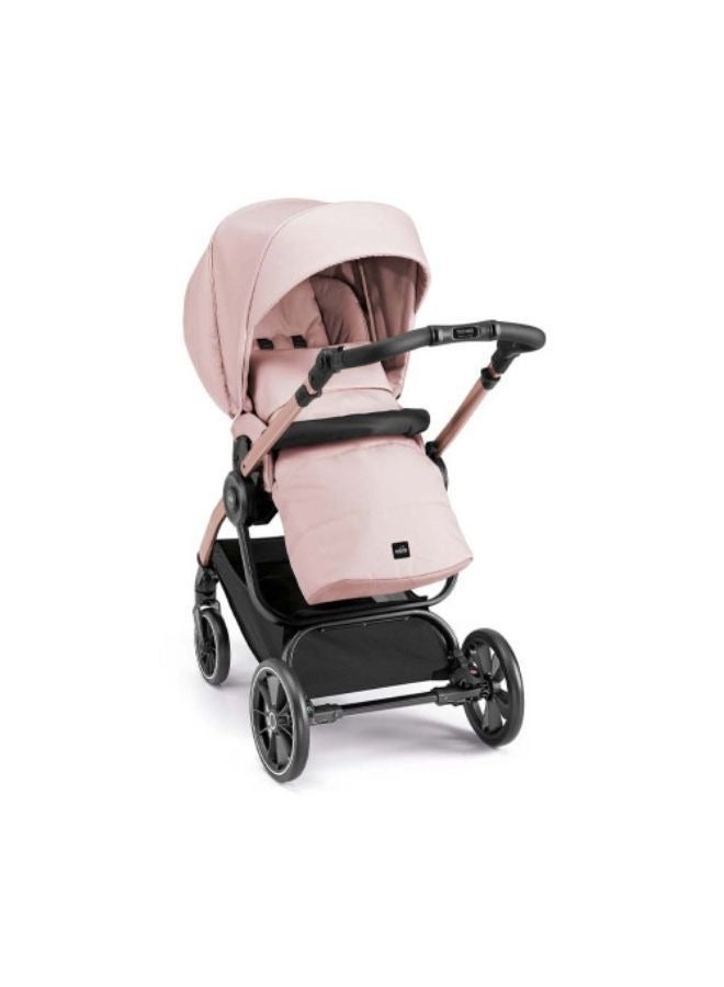 Baby Travel System, Compact And Lightweight Baby  Travel System, Very Spacious, From 0 To 4 Years Old, 22 Kg, Rocking Function, Made In Italy, Aluminium Frame