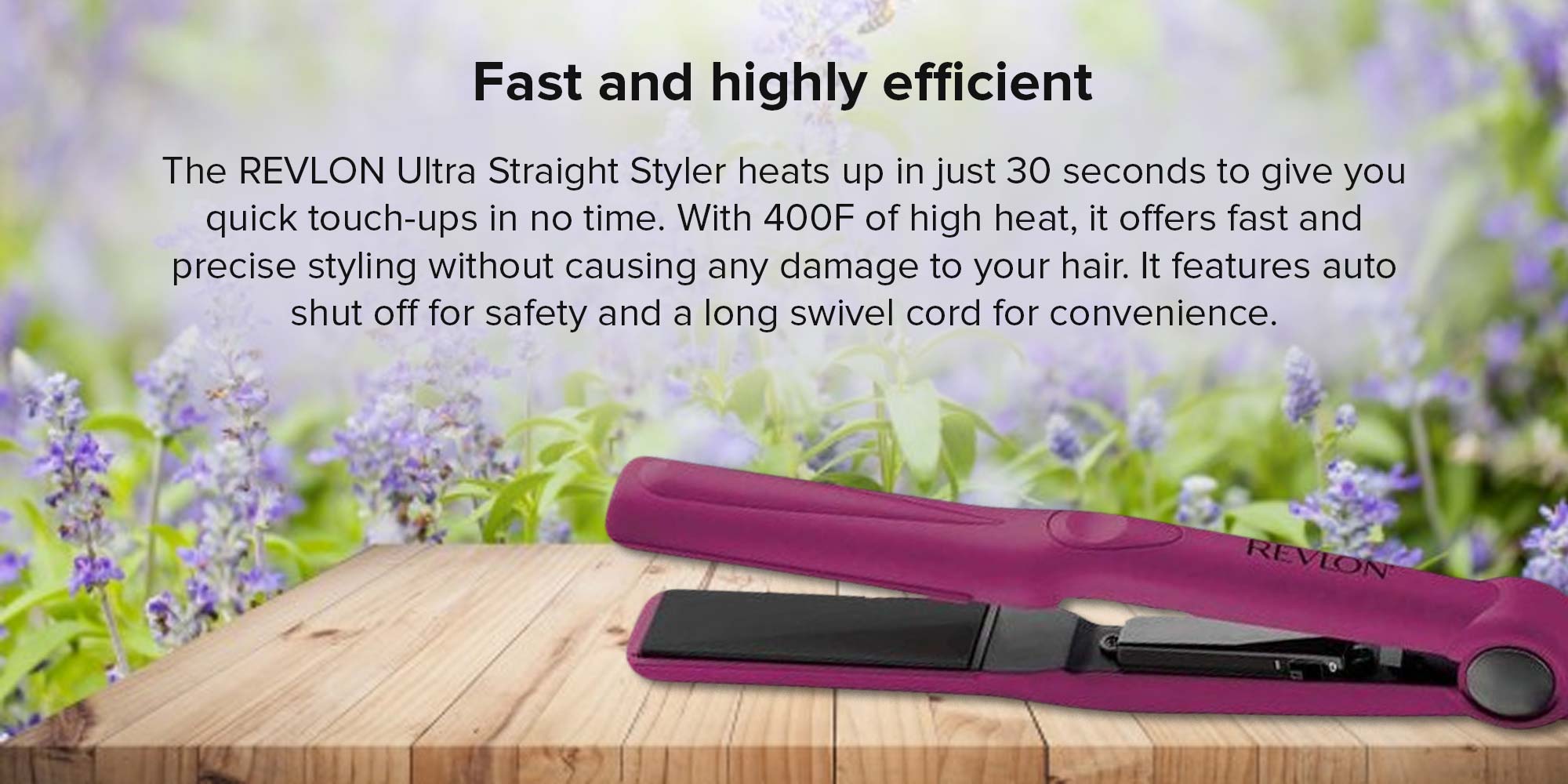 Essentials Hair Straightener Pink