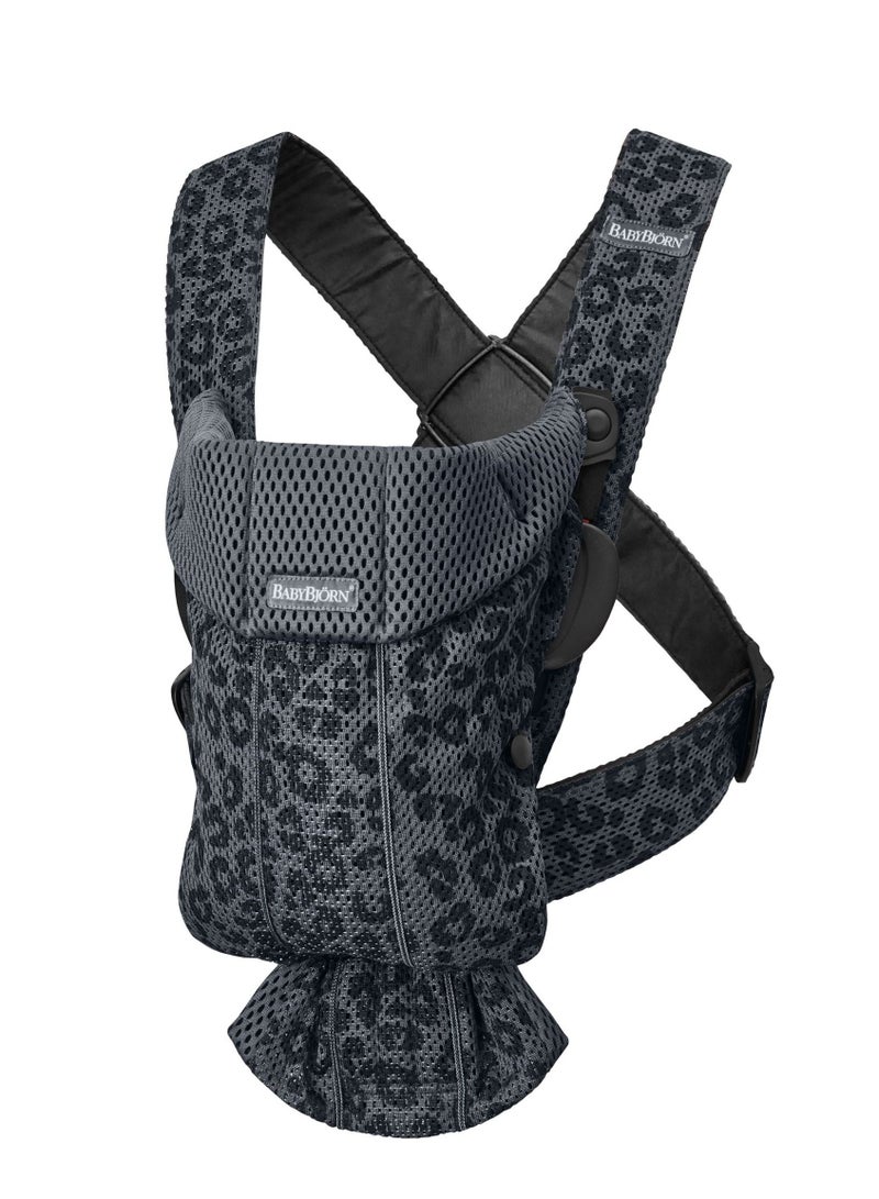 Leopard Mini Baby Carrier Anthracite