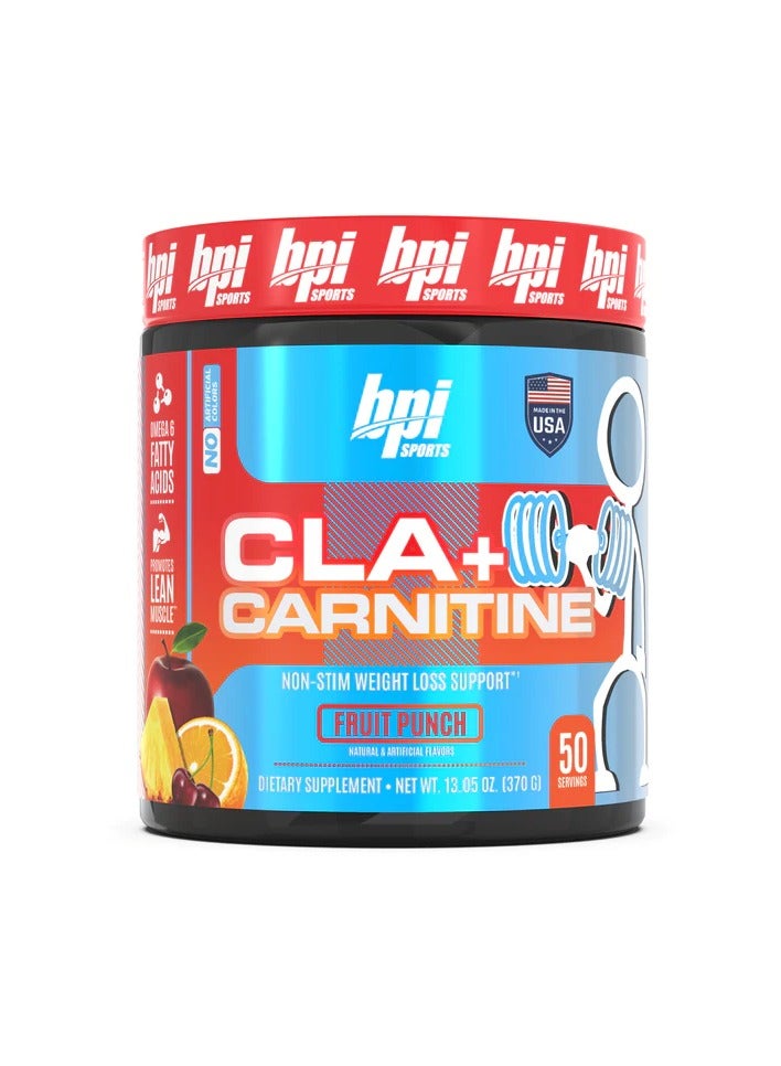 Cla + Carnitine Omega 6 Fatty Acids, Non Stim Weight Loss Support, Fruit Punch Flavour, 50 Serving