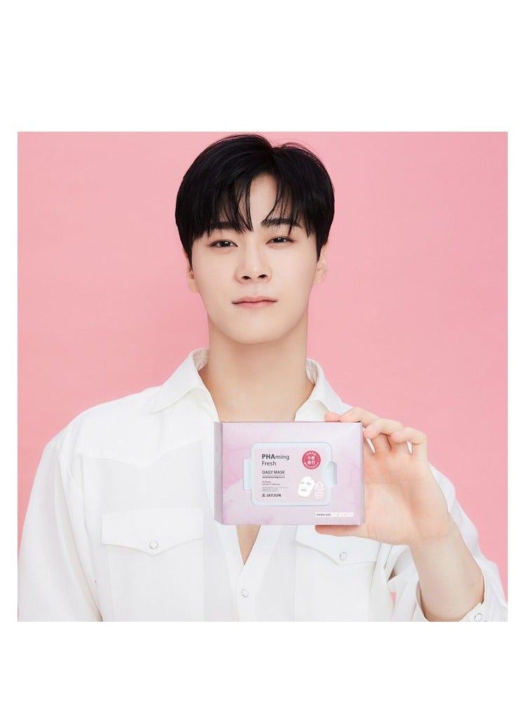 PHAming Fresh Daily Mask Sheet 30 Sheets, Skin Mosturizer for dehydrated skin Mask Sheet Vegan