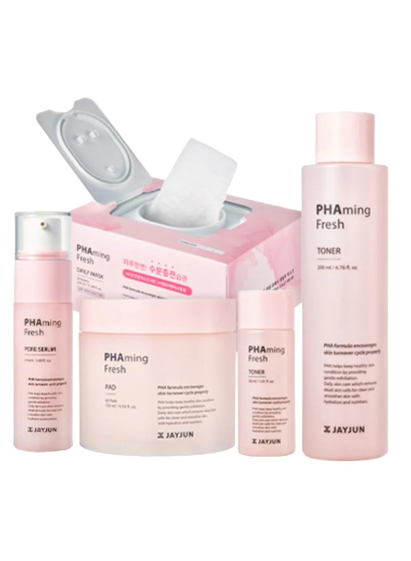 PHAming Fresh Daily Mask Sheet 30 Sheets, Skin Mosturizer for dehydrated skin Mask Sheet Vegan