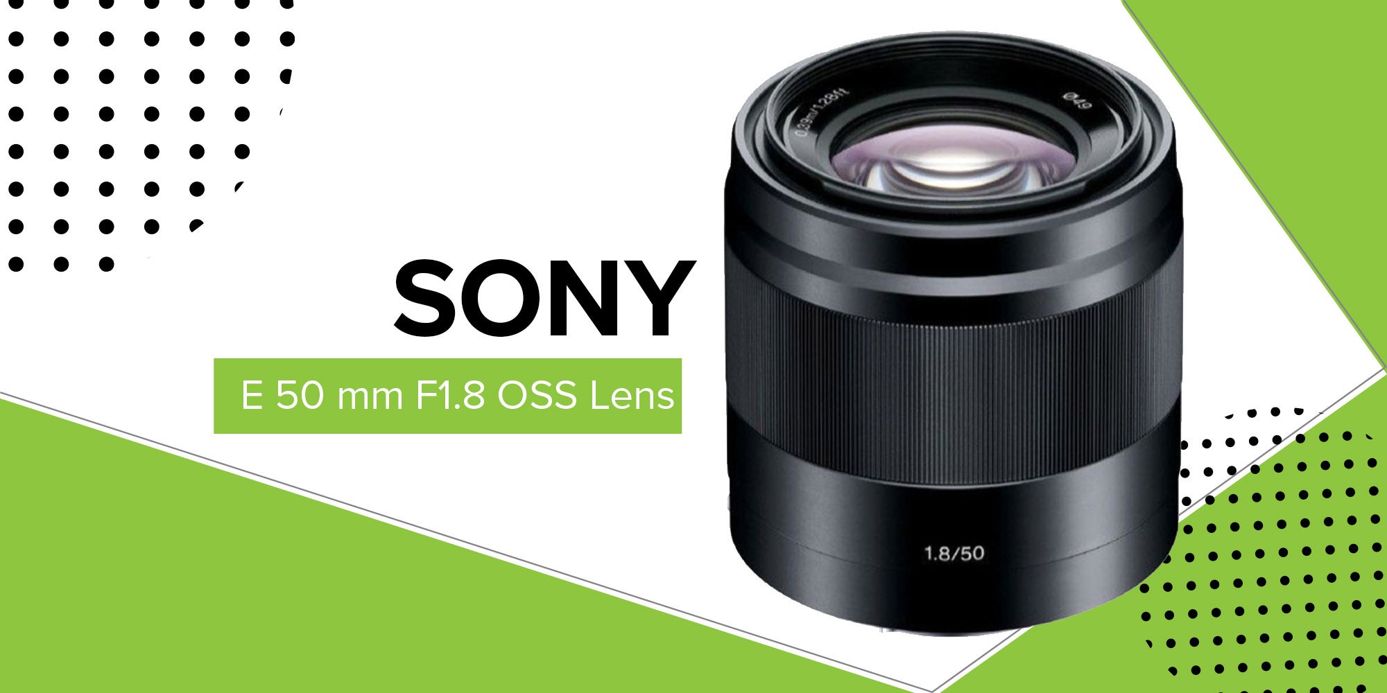 E 50mm f/1.8 OSS Lens Black
