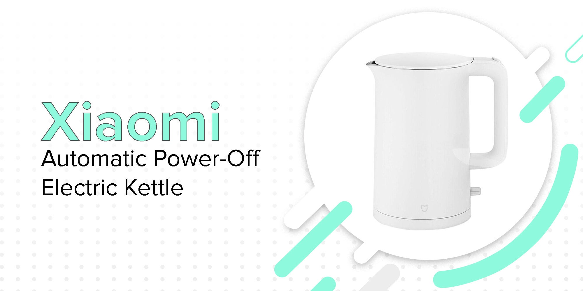 Automatic Power-Off Electric Kettle White