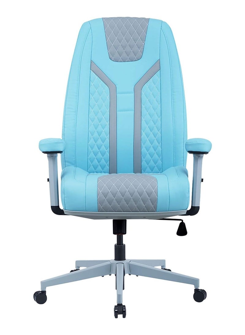 Gaming Chair 4 Way Adjustable Air Cushion Executive Office Home Chair PU Leather High Back Computer Chair Comfortable Arm Set Heavy Duty Gaming Chair