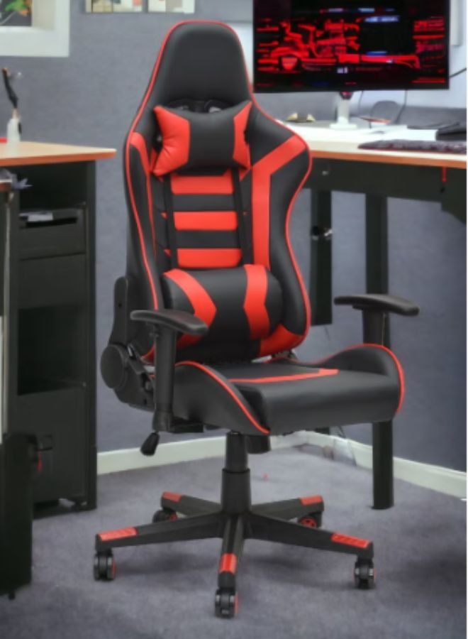 Modern Design Best Executive Gaming Chair Video Gaming Chair For Pc With Fully Reclining Back And Headrest And Footrest RED-BLACK