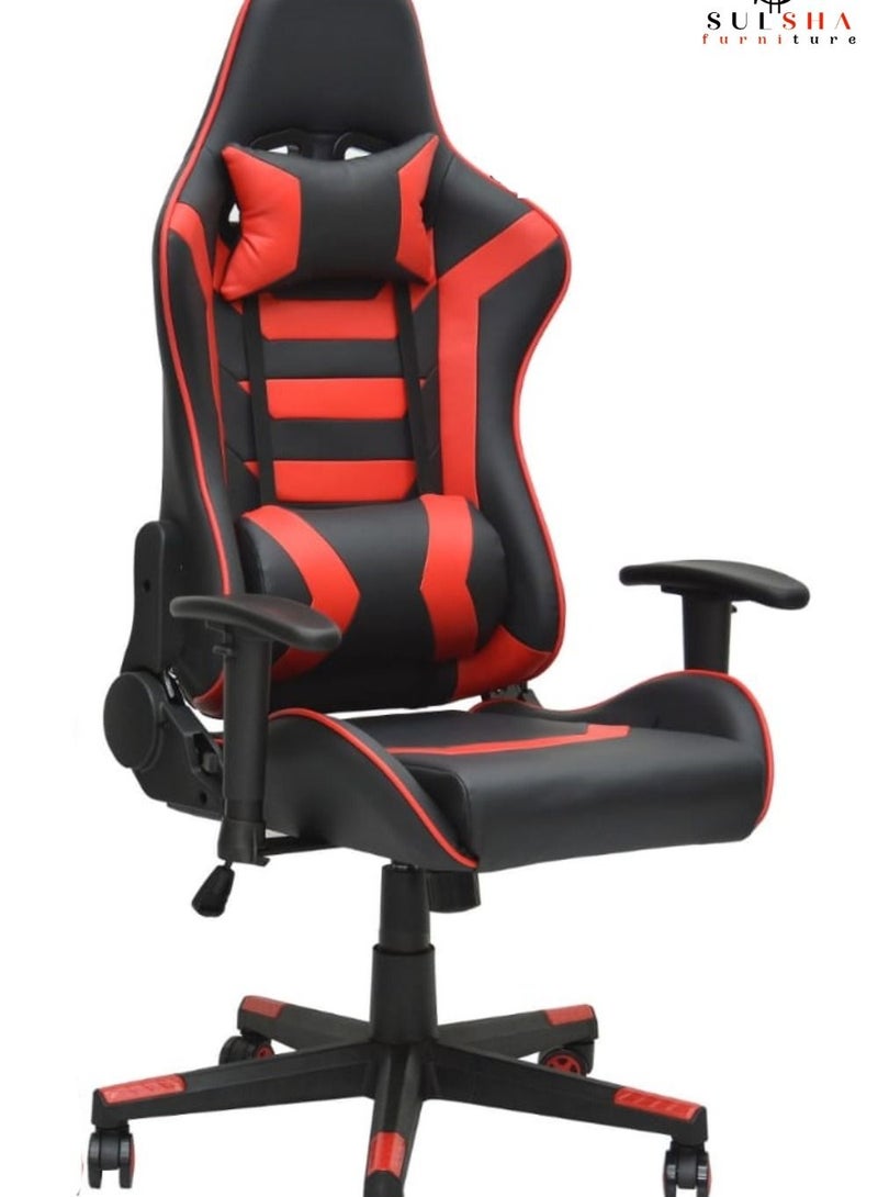 Soft Armrest Gaming Chair with high backrest and adjustable seat height Computer chair ergonomic design