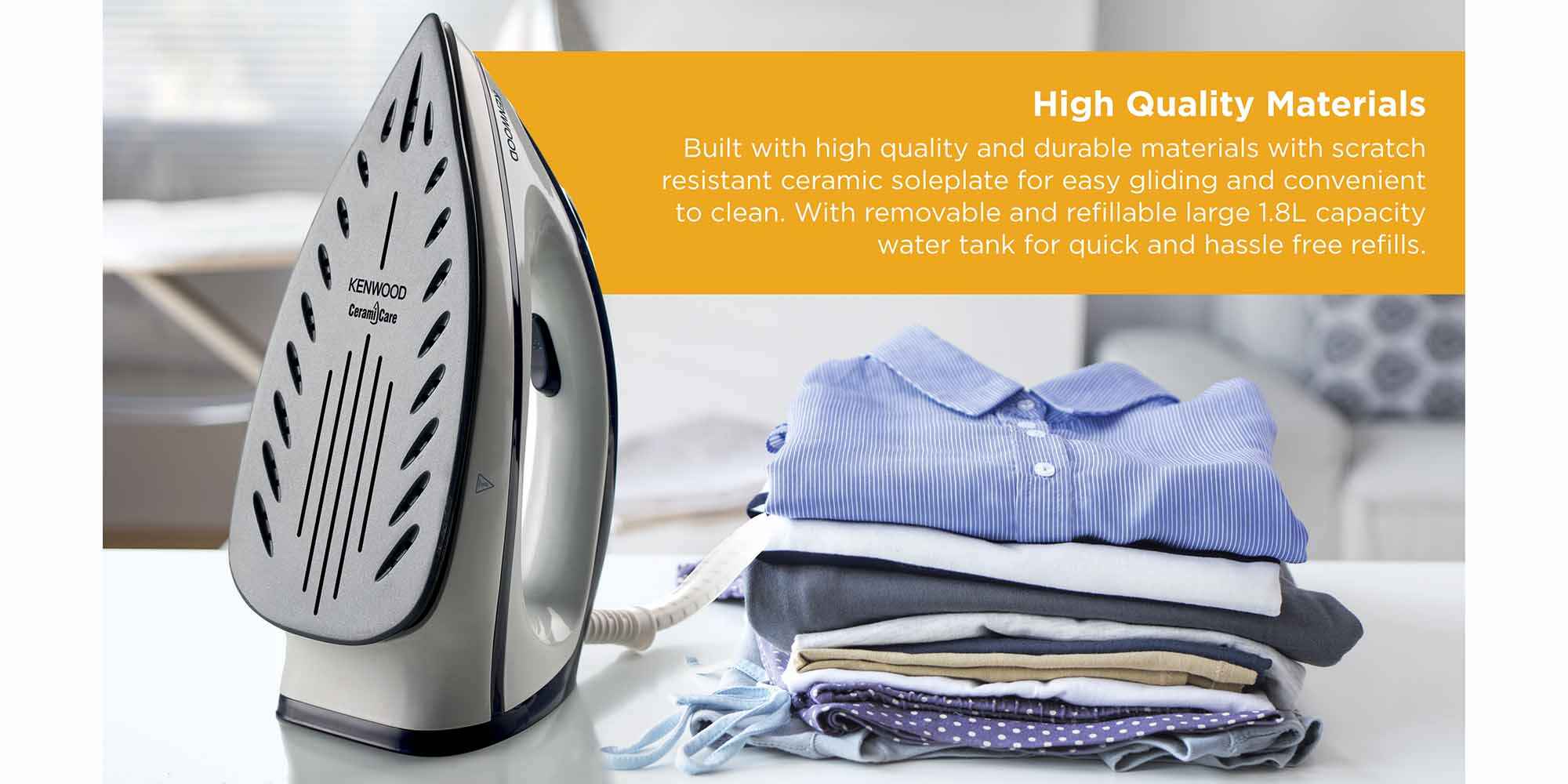 Ceramic Steam Station 1.8 L 2600.0 W SSP20.000WB White/Blue