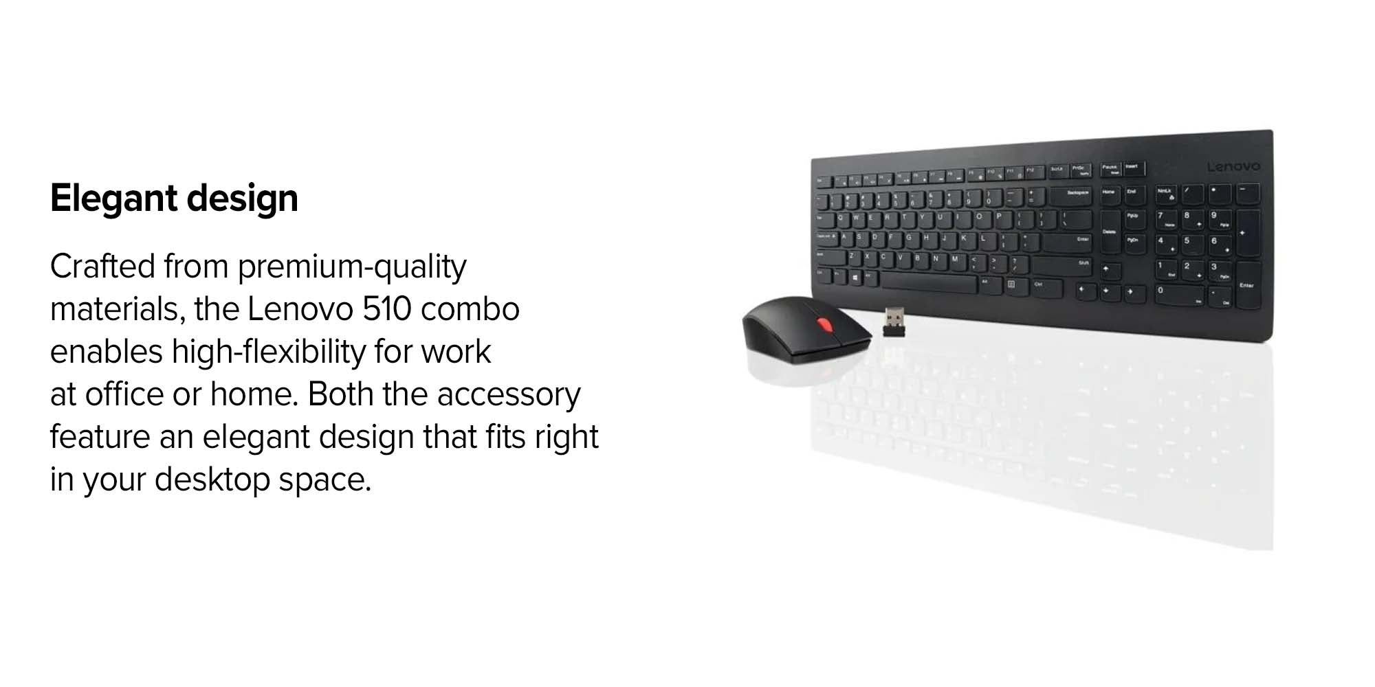 510 Wireless Keyboard And Mouse Set Black