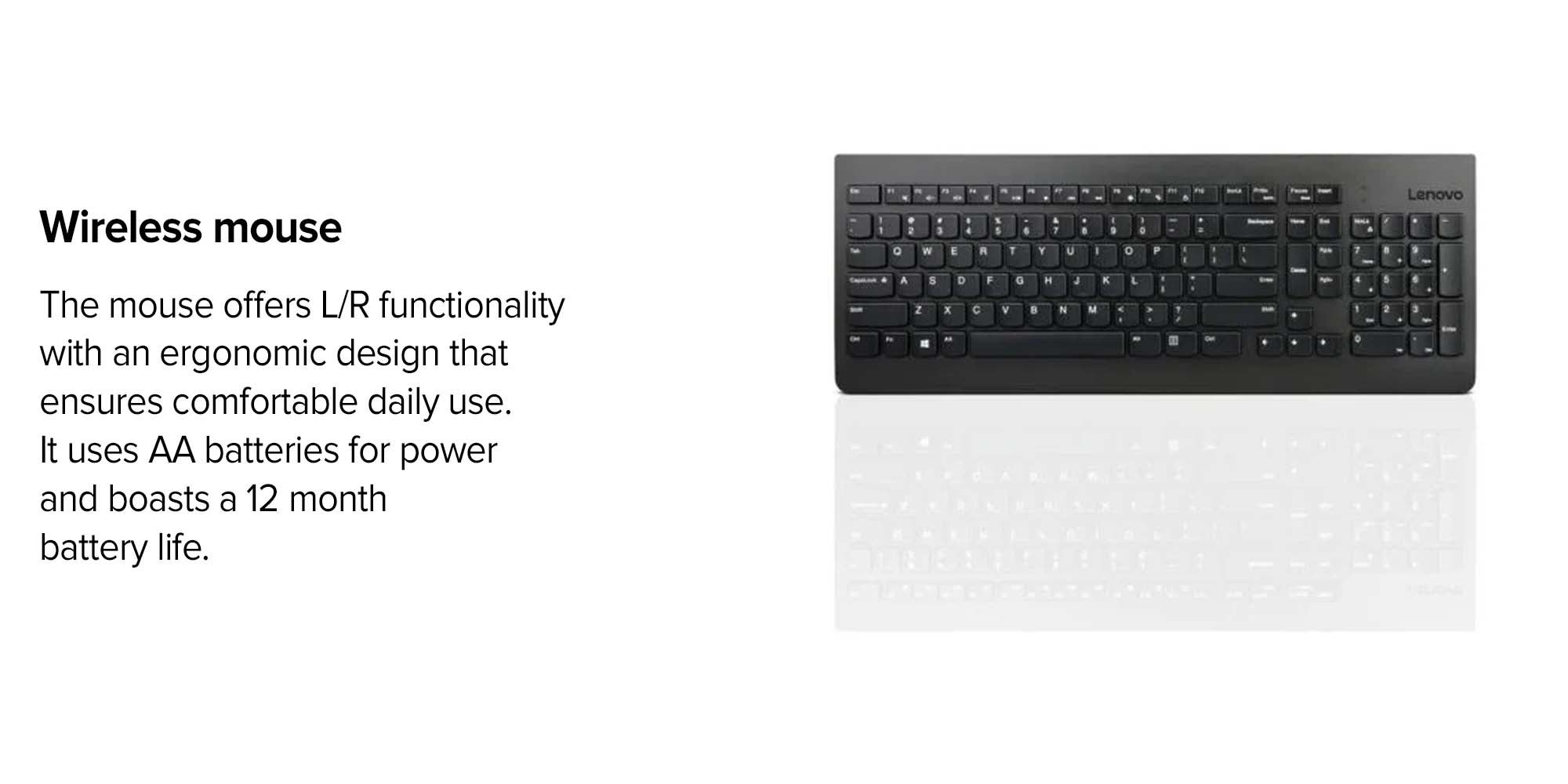 510 Wireless Keyboard And Mouse Set Black