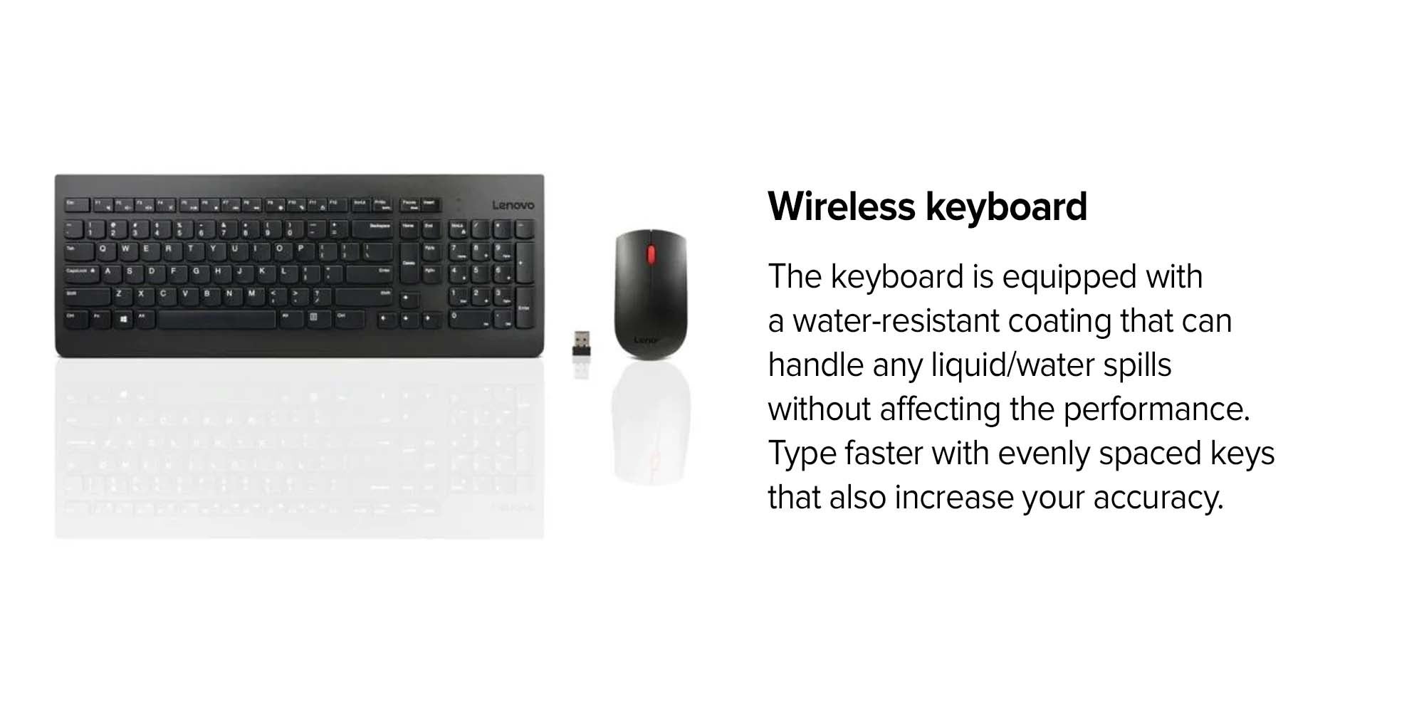 510 Wireless Keyboard And Mouse Set Black