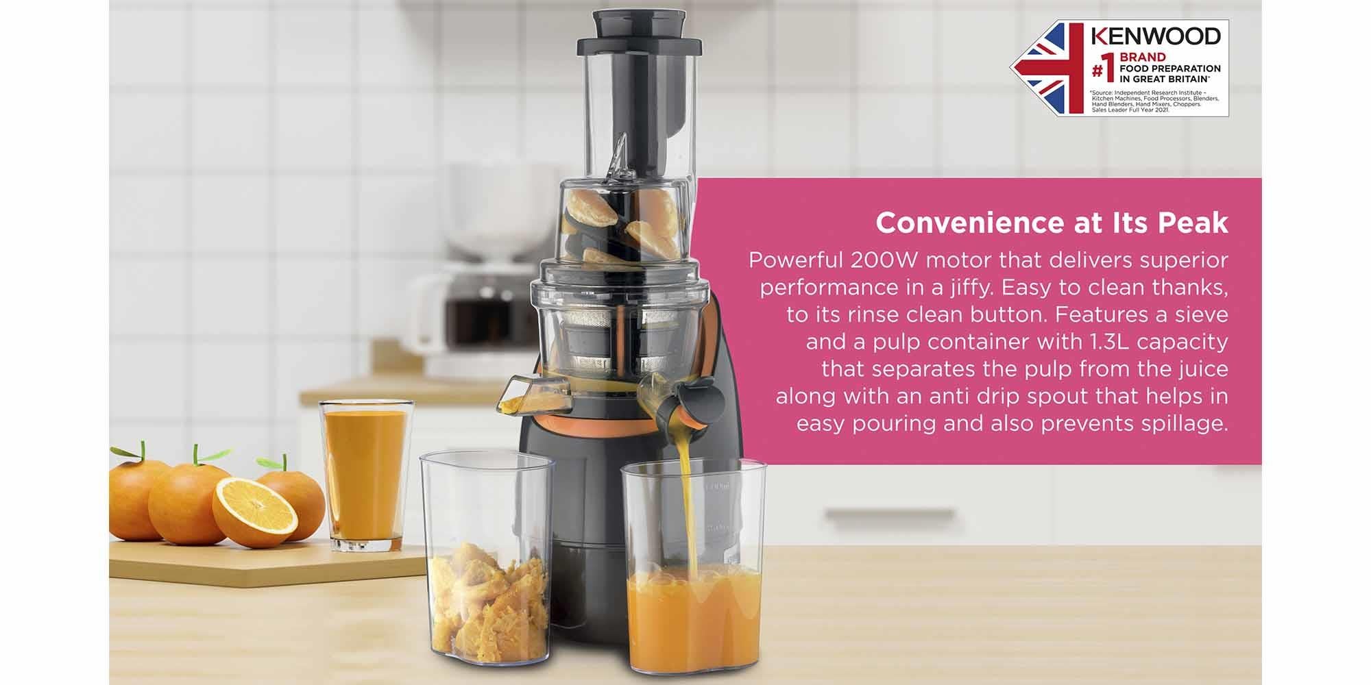 Slow Juicer 600.0 ml 200.0 W JMP65.000GO black