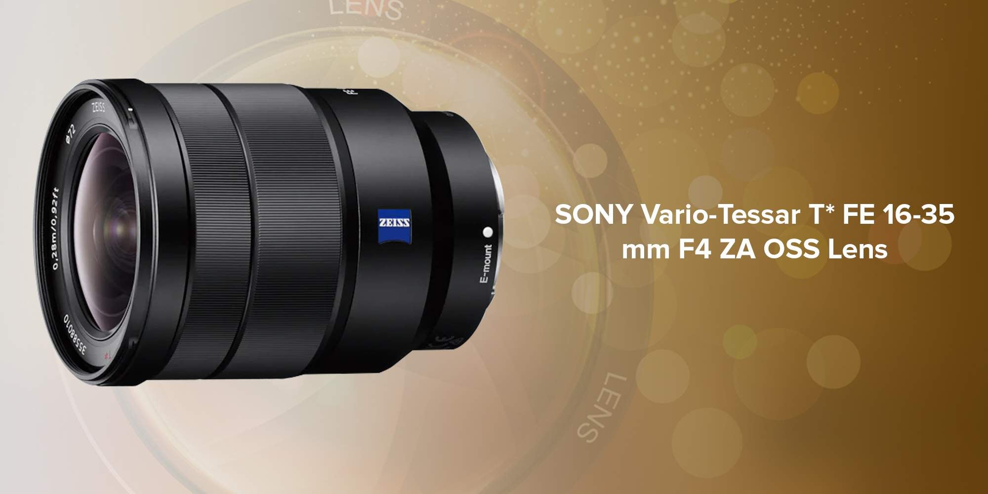 Vario-Tessar T FE 16-35mm f/4 ZA OSS Lens Black