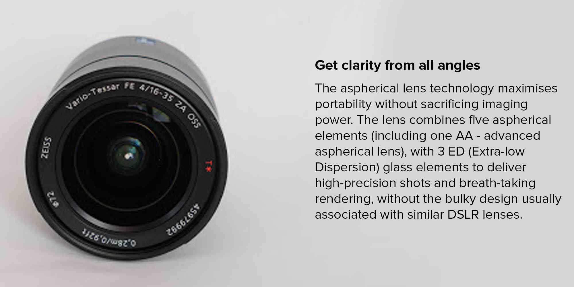 Vario-Tessar T FE 16-35mm f/4 ZA OSS Lens Black