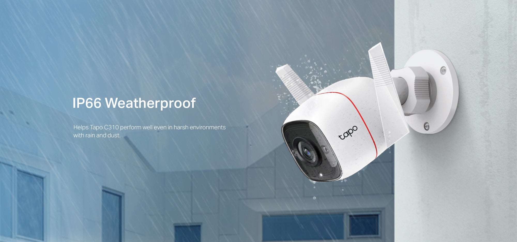 C310 Tapo Outdoor Smart Security Camera with Night Vision Mode, 3 MP