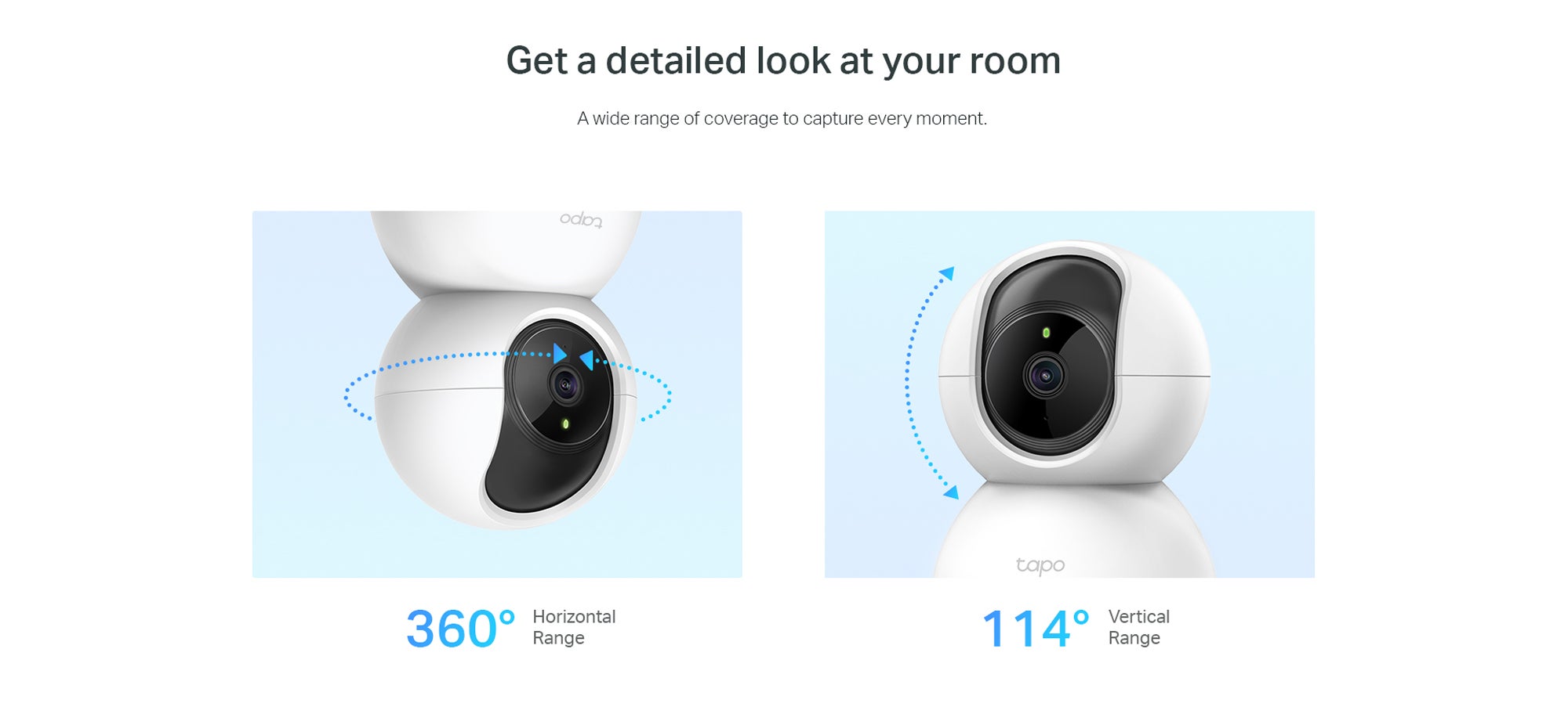 Tapo C200 Pan/Tilt 1080p Full HD Home Security Wi-Fi Camera Live View And Two-Way Audio Night Vision Motion Detection Baby Monitor MicroSD Card Support Works With Google Assistant And Amazon Alexa Remote Management By App