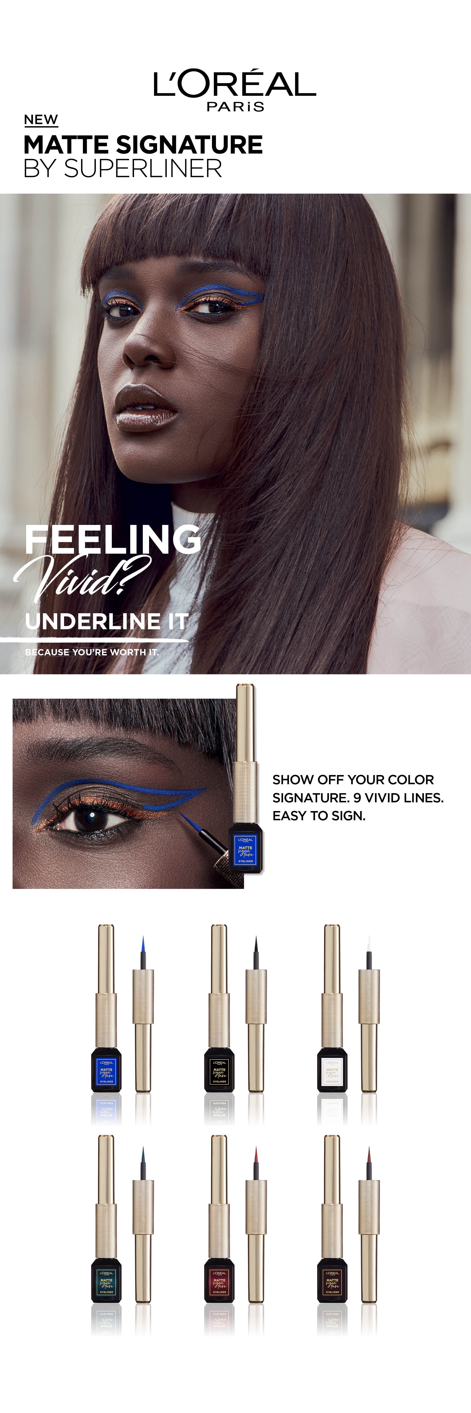 Infaillible Grip 24H Matte Liquid Liner - 01 Matte Black, 5.7 ML