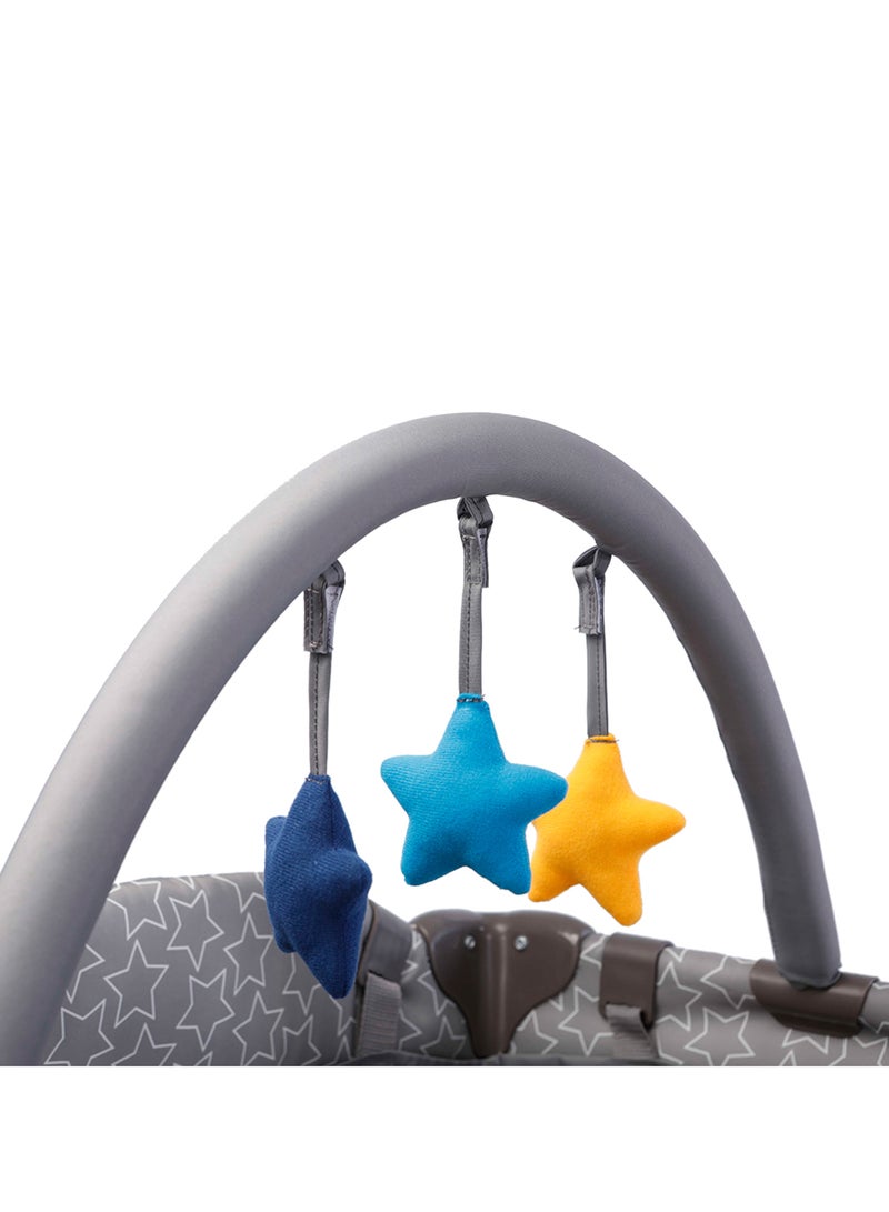 Foldable Play Yard With Stroller And Diaper Bag Set